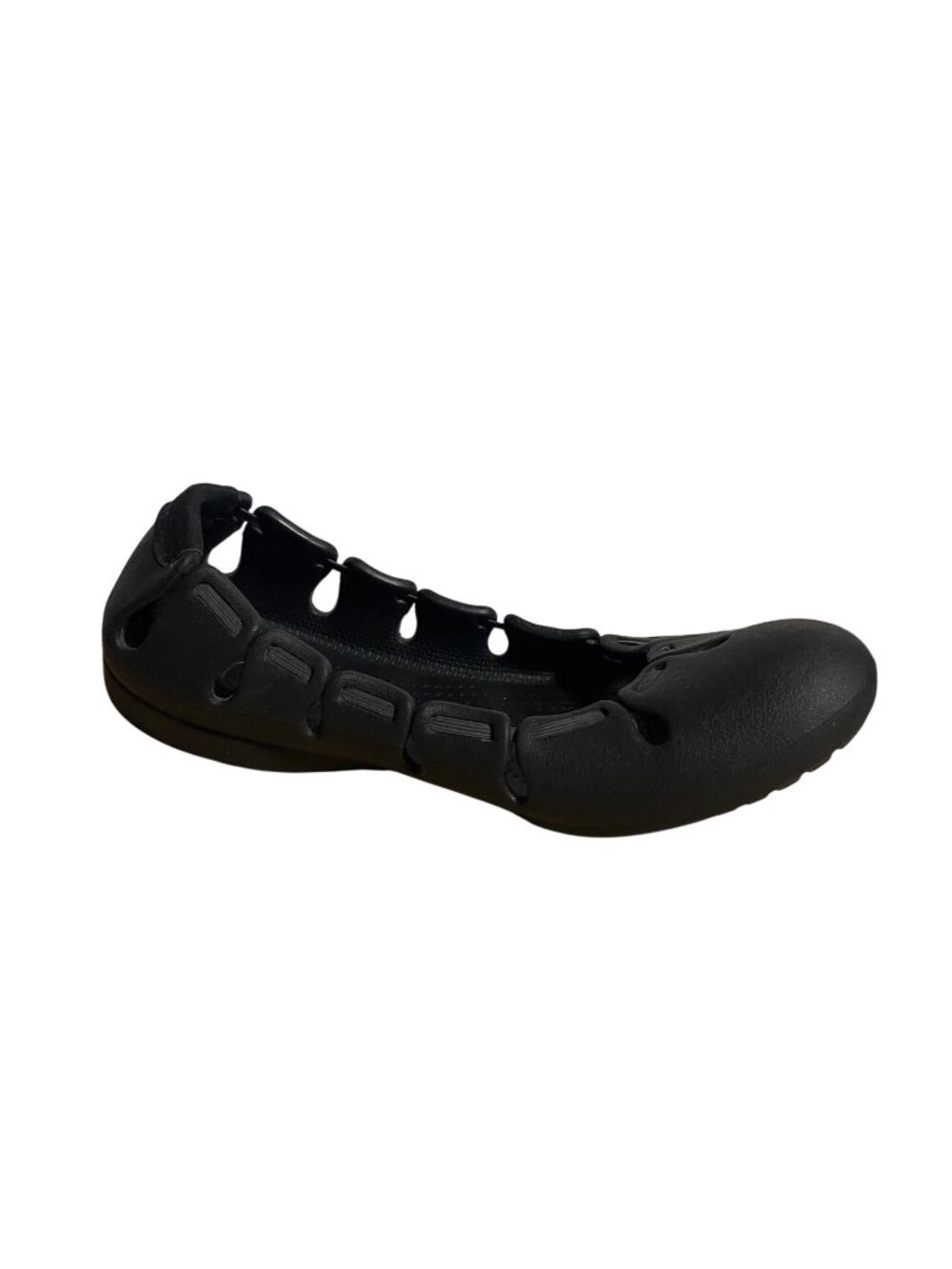 Crocs Black Crocs Springi Flats Womens Size 8 Lightweight Durable Balletcore - Picture 4 of 12